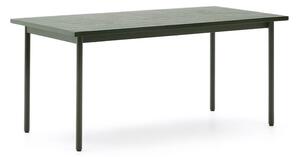 Acél kerti étkezőasztal 91x182 cm Maurina – Kave Home