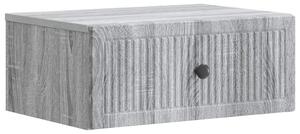 VidaXL Éjjeliszekrény Szürke Sonoma 49 x 34,5 x 20 cm Szerelt Fa