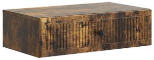 Fali oldaltábla Füstös Tölgy 59 x 34,5 x 17 cm Szerelt Fa