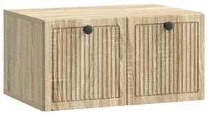 Fali TV szekrény Sonoma Tölgy 59,5 x 41 x 30 cm Szerelt Fa
