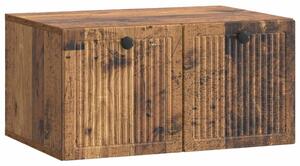 Fali TV szekrény Antik Fa 59,5 x 41 x 30 cm Szerelt Fa