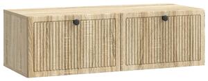 Fali TV szekrény Sonoma Tölgy 98 x 41 x 30 cm Szerelt Fa