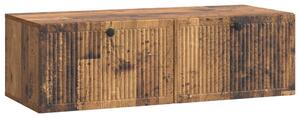 Fali TV szekrény Antik Fa 98 x 41 x 30 cm Szerelt Fa