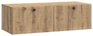 Fali TV szekrény Kézműves Tölgy 98 x 41 x 30 cm Szerelt Fa