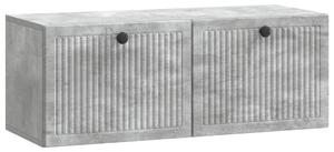 Fali TV szekrény Betonszürke 78,5 x 31 x 30 cm Szerelt Fa