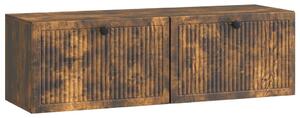 Fali TV szekrény Füstös Tölgy 98 x 31 x 30 cm Szerelt Fa