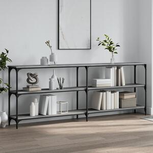 VidaXL szürke sonoma színű szerelt fa konzolasztal 200x29x75 cm