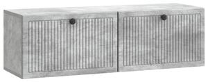 Fali TV szekrény Betonszürke 98 x 31 x 30 cm Szerelt Fa