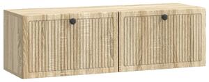 Fali TV szekrény Sonoma Tölgy 98 x 31 x 30 cm Szerelt Fa