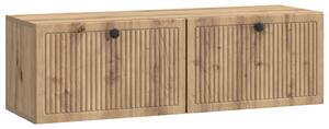 Fali TV szekrény Kézműves Tölgy 98 x 31 x 30 cm Szerelt Fa