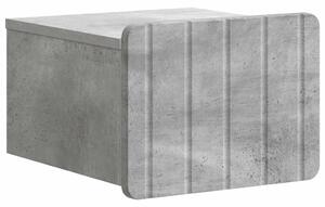VidaXL Fali éjjeli szekrény Betonszürke 33 x 34,5 x 24 cm Szerelt Fa