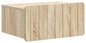 VidaXL Fali éjjeli szekrény Sonoma Tölgy 49 x 34,5 x 24 cm Szerelt Fa