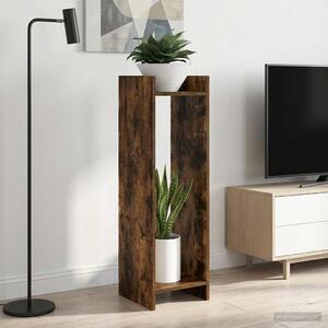 VidaXL Növényállvány 2 pcs Füstölt Tölgy 30 x 30 x 100 cm Mérnöki fa