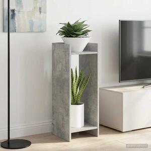 VidaXL Növényállvány 2 pcs Beton Szürke 30 x 30 x 80 cm Mérnöki fa