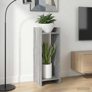 VidaXL Növényállvány 2 pcs Szürke Sonoma 30 x 30 x 80 cm Mérnöki fa