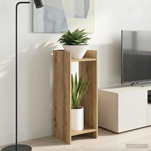 VidaXL Növényállvány 2 pcs Kézműves Tölgy 30 x 30 x 80 cm Mérnöki fa