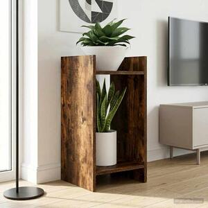 VidaXL Növényállvány 2 pcs Füstölt Tölgy 30 x 30 x 60 cm Mérnöki fa