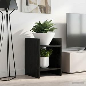 VidaXL Növényállvány 2 pcs Fekete Tölgy 30 x 30 x 40 cm Mérnöki fa