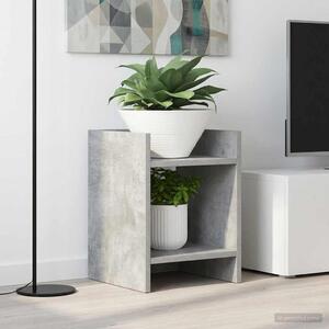 VidaXL Növényállvány 2 pcs Beton Szürke 30 x 30 x 40 cm Mérnöki fa