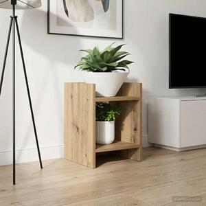 VidaXL Növényállvány Kézműves Tölgy 30 x 30 x 40 cm Mérnöki fa