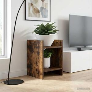 VidaXL Növényállvány 2 pcs Füstölt Tölgy 30 x 30 x 40 cm Mérnöki fa