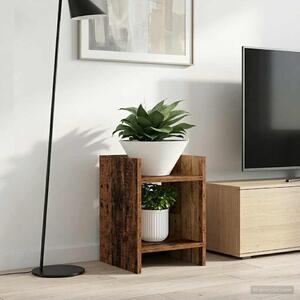 VidaXL Növényállvány 2 pcs Öreg fa 30 x 30 x 40 cm Mérnöki fa