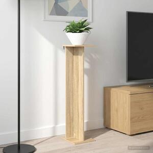 VidaXL Növényállvány Sonoma tölgy 25 x 25,5 x 100,5 cm Mérnöki fa