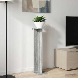 VidaXL Növényállvány Szürke Sonoma 25 x 25,5 x 100,5 cm Mérnöki fa