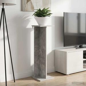 VidaXL Növényállvány Beton Szürke 25 x 25,5 x 80,5 cm Mérnöki fa