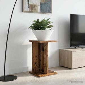 VidaXL Növényállvány 2 pcs Öreg fa 25 x 25,5 x 40,5 cm Mérnöki fa