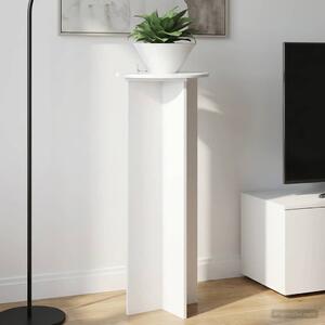 VidaXL Növényállvány 2 pcs Magasfényű Fehér Ø40 x 100 cm Szerelt Fa