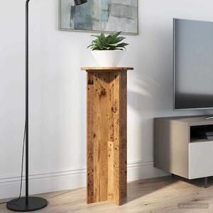 VidaXL Növényállvány 2 pcs Antik Fa Ø40 x 100 cm Szerelt Fa