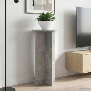 VidaXL Növényállvány 2 pcs Betonszürke 40 x 40 x 80 cm Szerelt Fa