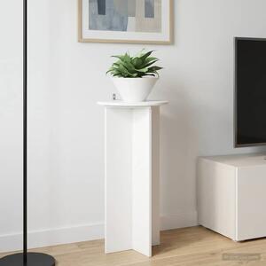 VidaXL Növényállvány 2 pcs Magasfényű Fehér 40 x 40 x 80 cm Szerelt Fa