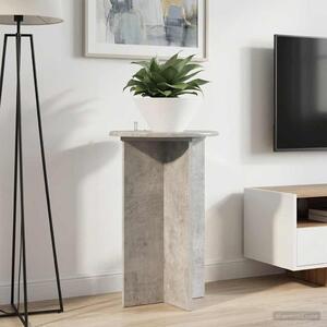 VidaXL Növényállvány 2 pcs Betonszürke Ø40 x 60 cm Szerelt Fa
