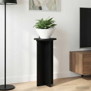 VidaXL Növényállvány 2 pcs Fekete 29,5 x 29,5 x 60 cm Szerelt Fa