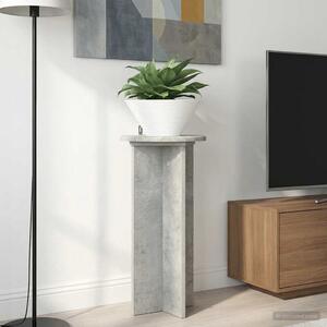 VidaXL Növényállvány 2 pcs Betonszürke 29,5 x 29,5 x 60 cm Szerelt Fa