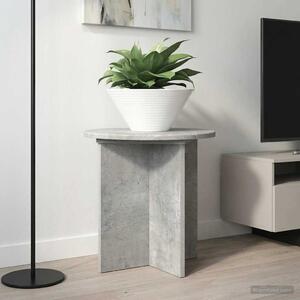 VidaXL Növényállvány 2 pcs Betonszürke 40 x 40 x 40 cm Szerelt Fa