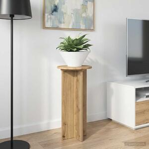 VidaXL Növényállvány 2 pcs Kézműves Tölgy 29,5 x 29,5 x 60 cm