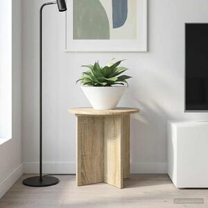 VidaXL Növényállvány 2 pcs Sonoma Tölgy 40 x 40 x 40 cm Szerelt Fa