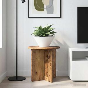 VidaXL Növényállvány 2 pcs Antik Fa 40 x 40 x 40 cm Szerelt Fa