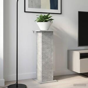 VidaXL Növényállvány 2 pcs Betonszürke 30,5 x 30 x 80,5 cm Szerelt Fa