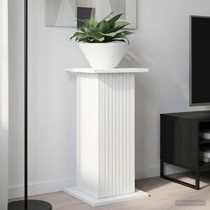 VidaXL Növényállvány Magasfényű Fehér 30,5 x 30 x 60,5 cm Szerelt Fa