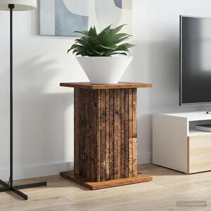 VidaXL Növényállvány Antik Fa 30,5 x 30 x 43 cm Szerelt Fa