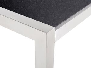 Kerti asztal Grosso 180 (fekete) (természetes kő). 1010099