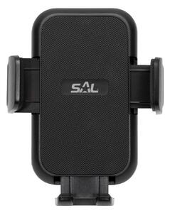 SAL SA063 autós mobiltartó, kb. 55 - 95 mm, félautomata, szellőzőre, egykezes, szilikon felület, feorgatható, billenthető