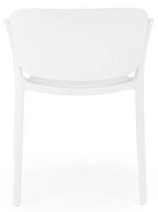 K491 műanyag kerti szék - fehér