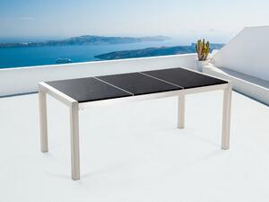 Kerti asztal Grosso 180 (fekete) (természetes kő). 1010099