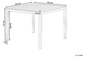 Kerti asztal Pronto (szürke). 1010199