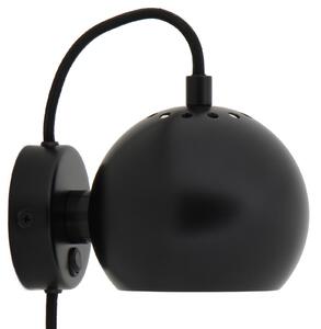 Fali Lámpa FRANDSEN, Ball Magnet, Fekete, Nappali, Fém, Dizájn